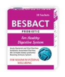 Besbact Probiotic Sachets – Digestive Health Supplement for Diarrhea Relief & Gut Flora Balance (10 Sachets)