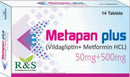 Metapan Plus 50+500mg ( Vildagliptin, Metformin HCL ) 14'S