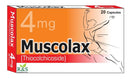 Muscolax 4mg tab 20'S