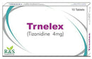 Trnelex 4mg tab (Tizanidine Hydrochloride) 10's